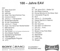2CD Promo SonyBMG/Ariola, Cover Schwarz-weiß-Druck, weiße, einfach bedruckte Labels Rückseite