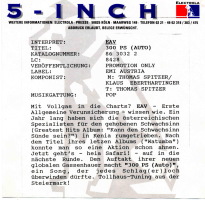 5": 1994 NL EMI Austria APRO 9401 Cover