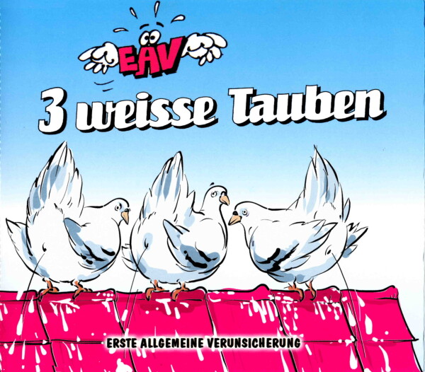3 weisse Tauben