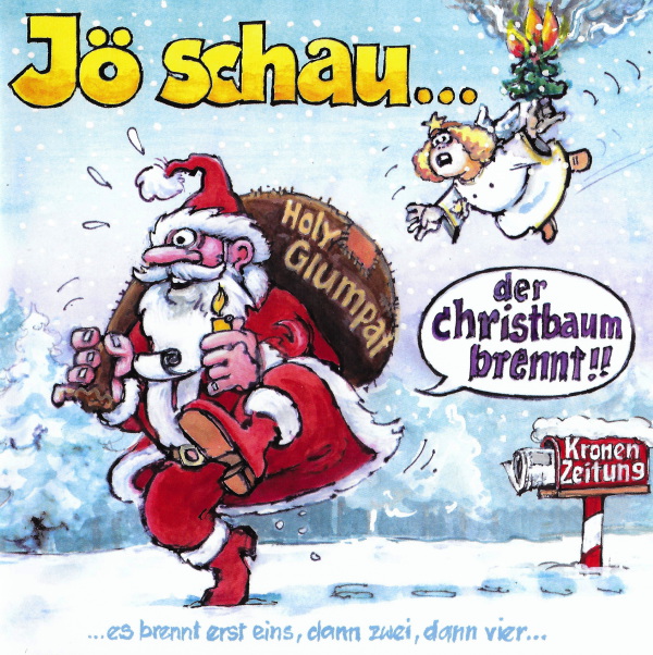 Jö schau... Der Christbaum brennt!!