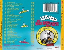 CD: 2000 EU EMI Austria 5298732, Rückcover mit Kennzeichnung "EAV feat. Das Prinzip" bei "Fata-M" Rückseite