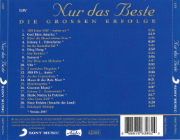 CD: 2011 EU Sony Music 88697 86396 2 Rückseite