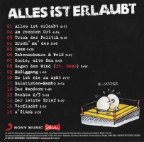 Rückseite 'Alles ist erlaubt'